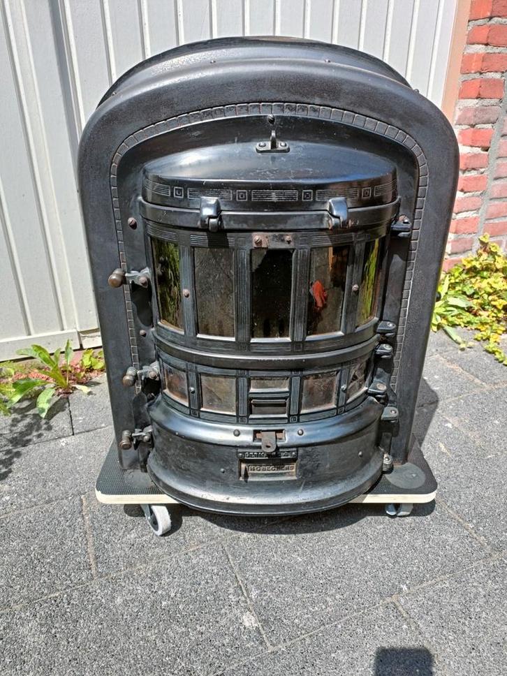 Authentieke kachel (HC Beckers Germaine 4), Huis en Inrichting, Kachels, Gebruikt, Vrijstaand, Kolenkachel, Overige brandstoffen