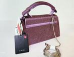 Niew zara tas paars glans ZARASPARKLY MINI CITY BAG, Sieraden, Tassen en Uiterlijk, Tassen | Damestassen, Ophalen, Nieuw, Paars