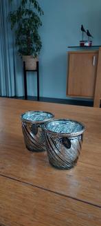 Riverdale windlichten voor theelichtjes nieuw, Ophalen of Verzenden, Nieuw, Rond, Glas