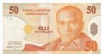 Turkije, 50 Lira, 2005, Postzegels en Munten, Bankbiljetten | Azië, Midden-Oosten, Los biljet, Ophalen of Verzenden