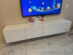 TV kast meubel HOOGGLANS wit kleur (200 cm), Ophalen, Zo goed als nieuw, 200 cm of meer, Minder dan 100 cm