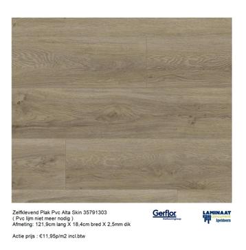 Zelfklevend Plak Pvc Alta Skin 2,5mm dik €11,95m2 incl.btw beschikbaar voor biedingen