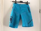 Fietsbroek kind Endura MT500 JR short 9-10 jaar turquois, XS, Kinderen, Ophalen of Verzenden, Zo goed als nieuw