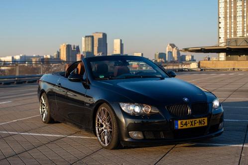 BMW 3-Serie 2.5 I 325 Cabrio AUT 2007 Zwart, Auto's, BMW, Particulier, 3-Serie, ABS, Adaptive Cruise Control, Airbags, Airconditioning