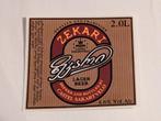 Zekari Lager Bier Etiket Georgië, Ophalen of Verzenden, Nieuw
