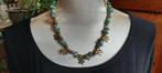 Etnische tribal ketting  met turkoois, Ghana Afrika., Sieraden, Tassen en Uiterlijk, Kettingen, Ophalen of Verzenden, Zo goed als nieuw