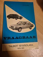Vraagbaak Talbot 1510 Solara  1979-1983, Ophalen of Verzenden