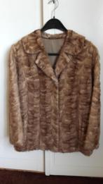 Bontjas van nertsbont, Ophalen of Verzenden, Gedragen, Maat 38/40 (M), Bruin