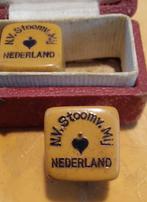 Antieke pokerstenen SMN, Verzamelen, Ophalen of Verzenden, Zo goed als nieuw, Motorboot, Gebruiksvoorwerp