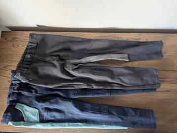 Twee x paardrijbroek maat 134-140 beschikbaar voor biedingen
