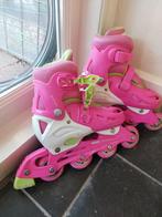 Roze rolschaatsen, skeelers maat 31-34, Ophalen of Verzenden, Verstelbaar, Zo goed als nieuw, Dames