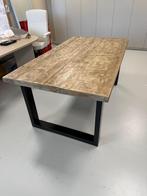 Tafel (eettafel of bureau) massief mangohout 3 stuks, Huis en Inrichting, Bureaus, Ophalen, Zo goed als nieuw