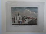gravure Minderbroeder klooster Amsterdam 1578 Philips 1740, Antiek en Kunst, Kunst | Etsen en Gravures, Verzenden