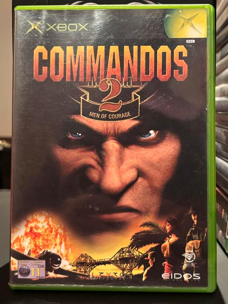 Commandos 2: Men of Courage - Xbox, Spelcomputers en Games, Games | Xbox Original, Gebruikt, Strategie en Constructie, 1 speler
