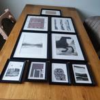 Fotolijsten - set van 9 Knoppang serie Ikea Fotolijst, Ophalen of Verzenden, Zo goed als nieuw