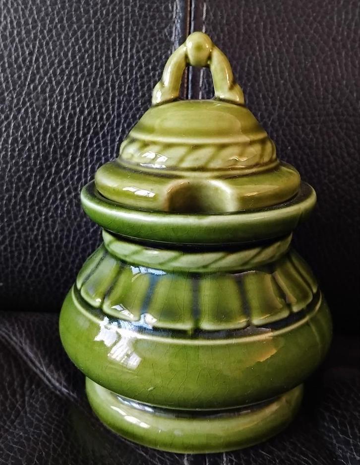 Staffel Stoneware 2200 pot met deksel, Huis en Inrichting, Woonaccessoires | Schalen en Manden, Gebruikt, Schaal, Rond, Steen of Aardewerk