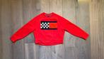 NIEUW: Tommy Hilfiger korte rode oversized sweater; mt small, Kleding | Dames, Nieuw, Tommy Hilfiger, Ophalen of Verzenden, Maat 36 (S)
