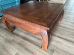 Vierkante Salontafel 89x89xH47cm Gekrulde poten, Ophalen, Gebruikt, 50 tot 100 cm, Vierkant
