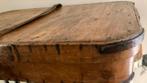 Antieke grote houten kledingdoos, echt uniek !, Antiek en Kunst, Curiosa en Brocante, Ophalen of Verzenden