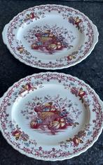 ROYAL TUDOR Fruits & Flowers schalen 2 stuks, Antiek en Kunst, Ophalen of Verzenden