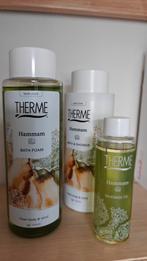 Therme Hammam Set - Badschuim, Douche, Massage Olie, Ophalen of Verzenden, Zo goed als nieuw, Bad & Douche