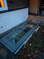 Dakraam Lideko Schuifdakraam elek.  compleet met gootstukken, Doe-het-zelf en Verbouw, Glas en Ramen, Ophalen, Gebruikt, 80 tot 120 cm