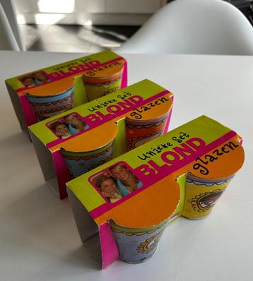 Blond Amsterdam glazenset/ NIEUW (complete serie/6 stuks) beschikbaar voor biedingen