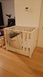 Baby box TWF inclusief matras en boxkleed, Ophalen, Gebruikt, Rechthoekig, In hoogte verstelbaar