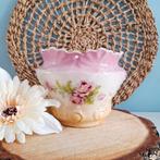 Charmante vintage bloempot met rozenmotief, Antiek en Kunst, Antiek | Keramiek en Aardewerk, Ophalen of Verzenden