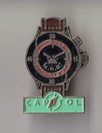 Horloge Capitol pin Paris Dakar Le Cap, Gebruikt, Niet vindbaar, Niet vindbaar, Speldje of Pin