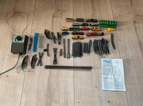 Trix H0 trein baan 2 locs- Rocco BB 6300 + Minitrix N2080, Hobby en Vrije tijd, Modeltreinen | H0, Gebruikt, Gelijkstroom, Trix