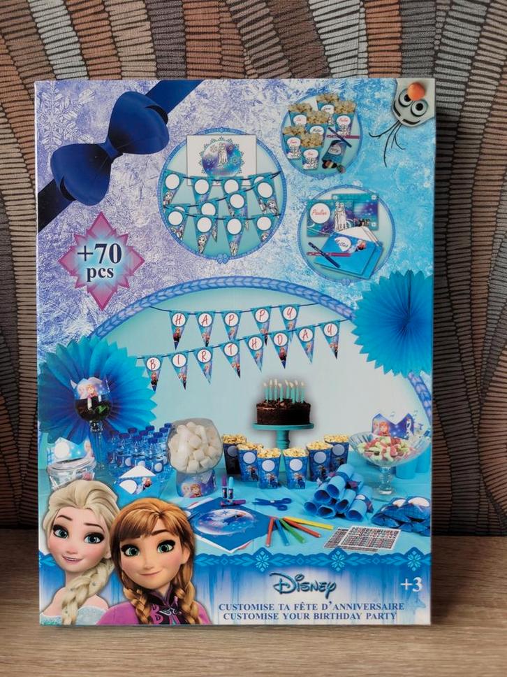 Frozen Verjaardagsfeest Decoratie Set - Nieuw!, Hobby en Vrije tijd, Feestartikelen, Nieuw, Versiering, Verjaardag, Ophalen of Verzenden