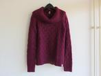 Fuchsia gebreide Esprit trui met grote col maat M met mohair, Kleding | Dames, Truien en Vesten, Esprit, Maat 38/40 (M), Ophalen of Verzenden