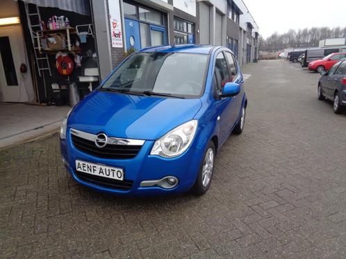 Opel Agila 1.2 16V AUTOMAAT 2011 Blauw/nap 71.682 KM, Auto's, Opel, Particulier, Agila, ABS, Airbags, Airconditioning, Boordcomputer