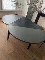 Prachtige Castelijn eettafel in donkergroen/zwart, Huis en Inrichting, Tafels | Eettafels, Ophalen, Gebruikt, 100 tot 150 cm, Rond