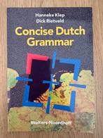 Concise Dutch grammar - H. Klep / D. Rietveld, Ophalen of Verzenden, D. Rietveld; H. Klep, Zo goed als nieuw
