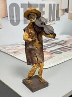 Vintage Mexicaanse Papier-Maché Pop beeldje mexico 35cm, Ophalen of Verzenden, Gebruikt