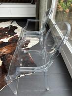 Twee Kartell Lou Lou Ghost kinderstoelen - Starck Design, Huis en Inrichting, Stoelen, Ophalen, Kunststof, Gebruikt, Twee