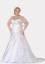trouwjurk Grote maat bruidsjurk maat 48 50 52 54 56