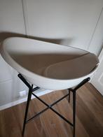 Puck babybadje zandkleur + zwart onderstel, Kinderen en Baby's, Badjes en Verzorging, Zo goed als nieuw, Badje, Standaard, Ophalen