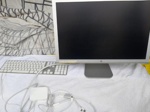 Apple monitor incl. toetsenbord en kabels,, Computers en Software, Monitoren, Gebruikt, 60 Hz of minder, DisplayPort, DVI, Overige typen