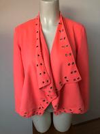Drole de copine neon roze openvallend jasje m suedine, Maat 38/40 (M), Ophalen of Verzenden, Zo goed als nieuw, Roze