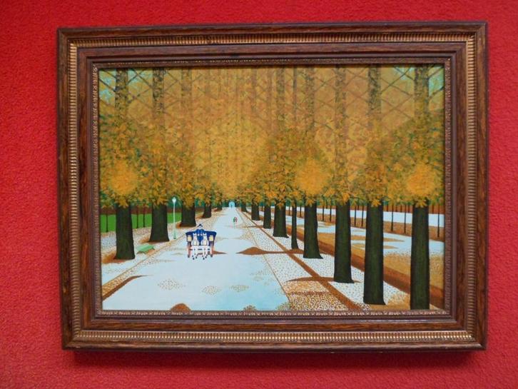 Jan Verheyen.Het Prater Wenen.Naïve kunst., Antiek en Kunst, Kunst | Schilderijen | Klassiek, Ophalen