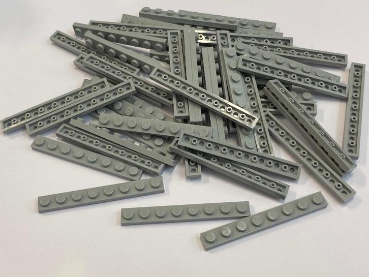 Partij 50x nieuwe 1x8 Lego plaatjes in diverse kleuren, Kinderen en Baby's, Speelgoed | Duplo en Lego, Nieuw, Lego, Losse stenen