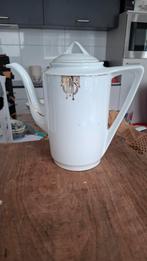 Jugenstill theepot porselein, Ophalen of Verzenden