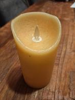 Stompkaars geel op batterijen anna's collection, Overige materialen, Nieuw, Ophalen of Verzenden, Kaars