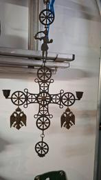 twee x bronzen Byzantijnse kruis zie omschrijving, Antiek en Kunst, Antiek | Religie, Ophalen of Verzenden