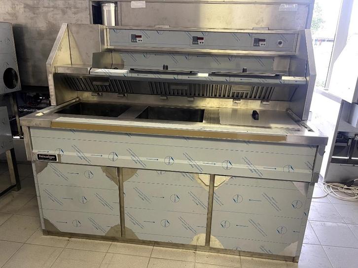 BAKWAND HR 3 Pan + vetpomp 2025 GELDIG TOT 10-2025, Zakelijke goederen, Horeca | Keukenapparatuur, Fornuis, Frituur en Grillen