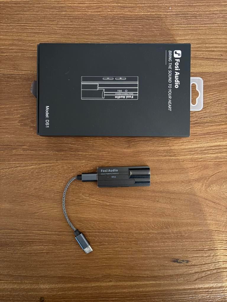 FOSI AUDIO DS1 Portable Headphone Amplifier DAC, Ophalen of Verzenden, Zo goed als nieuw