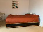 IKEA Mandal bed hout/zwart 140, Ophalen, Gebruikt, Zwart, Tweepersoons
